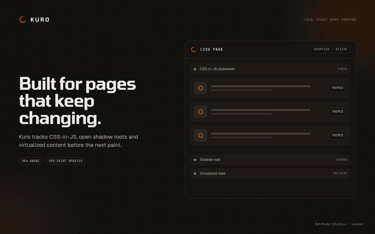 Keeps up with pages that never sit still