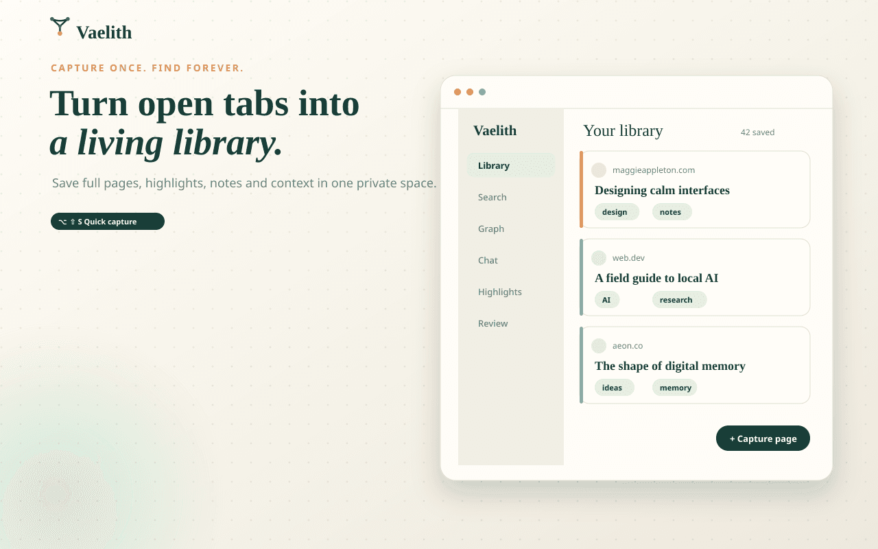 Bookmarks that stay alive